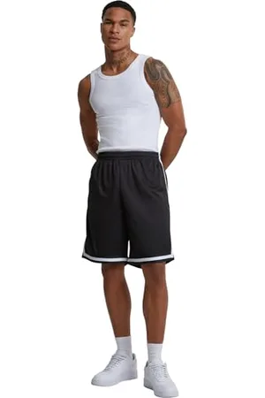 Urban classics Herren Stripes Mesh Shorts, , 3XL