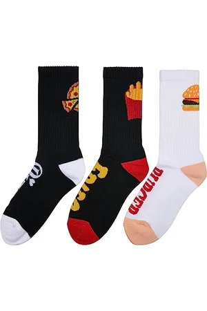 Mister Tee Unisex Fancy Junk Food Socks 3-Pack Socks, , 35-38