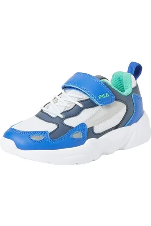 Fila Unisex Kinder Ventosa Cb Velcro Kids Sneaker, White Navy Surf The Web, 34 EU