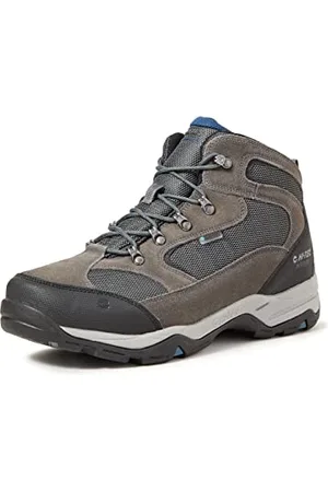 Hi-Tec Herren Storm Wp Wide Walking-Schuh, Charcoal/Grey/Majolica Blue, 44 EU Weit