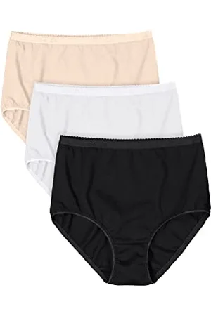 Ulla Popken Damen Slips, 3er-Pack Slip, , 42
