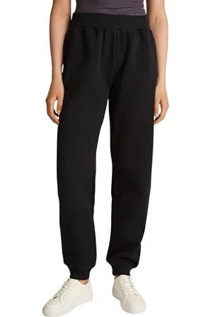 Calvin Klein Damen Jogginghose Raised Embroidery Ck Jog Pant Regular Fit, Schwarz , S