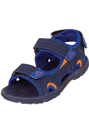 Kappa Unisex Kinder early kids Riemchensandalen, Blau 6744, 28 EU