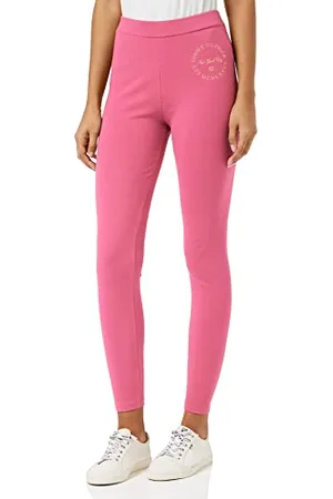 Tommy Hilfiger Damen Slim METALLIC ROUNDALL WW0WW37418 Leggings, , XL