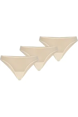 Teyli Brasilianisch Slips Damen 3er Pack mit Netz - Damen Unterwäsche - Brasilianisch Geschnittene Slip Damen Mehrfachpackung M