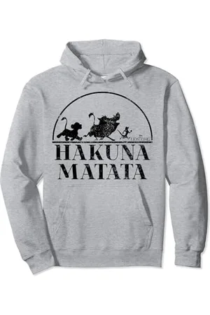 Disney The Lion King Hakuna Matata Simple Text Pullover Hoodie