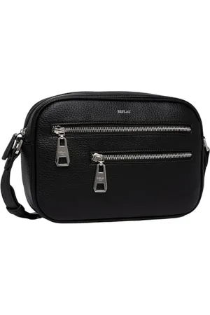 Replay Damen Schultertasche Klein, Schwarz (Black 0098), Onesize