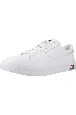 Tommy Hilfiger Herren Vulcanized Sneaker Schuhe, (White), 40