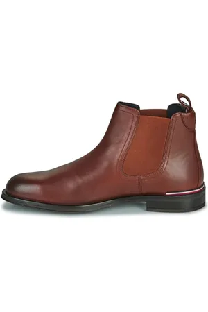 Tommy Hilfiger CORE RWB HILFIGER LTH CHELSEA ( Niedrige Stiefel Herren, Braun (Winter Cognac), 40 EU