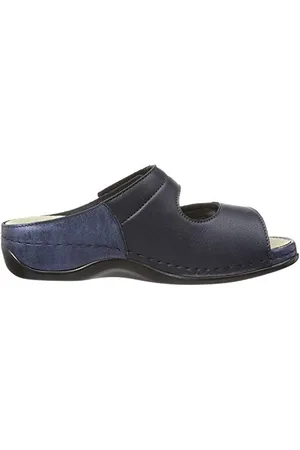 Berkemann Damen Janna Pantoletten, Blau (blau 371), 42 EU