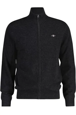 GANT Herren Extrafine Lambswool Zip Cardigan Strickjacke, , S EU