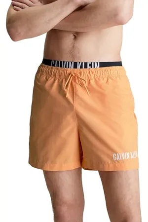 Calvin Klein Herren Badehose Medium Double Mittellang