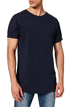 Urban classics Herren Long Shaped Turnup Tee T-Shirt, , S