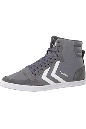 Hummel Unisex Sneaker Low weiß/dunkelgrau/rauchgrau 39