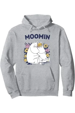 Moomin Troll Snorkmaiden Blocktext Pullover Hoodie