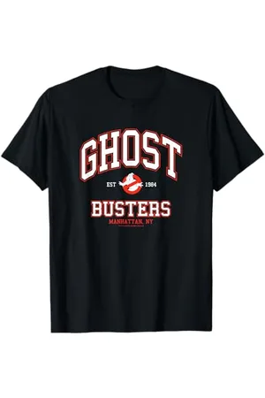 Ghostbusters T-Shirt Kein Geister-Basketball-Trikot, , S, Klassische Passform, Unisex-Erwachsene, Jungen, Cartoon, Officially Licensed