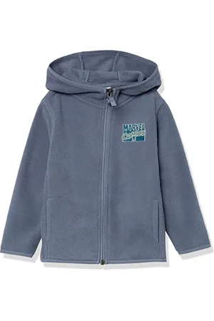 Amazon Disney | Marvel | Star Wars Jungen Polar-Fleecejacke mit durchgehendem Reißverschluss und Kapuze, , 5 Jahre