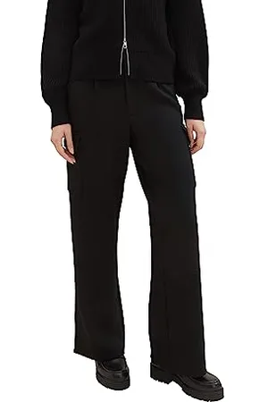 TOM TAILOR Damen 1038216 Cargo Hose mit weitem Bein, 14482- , M