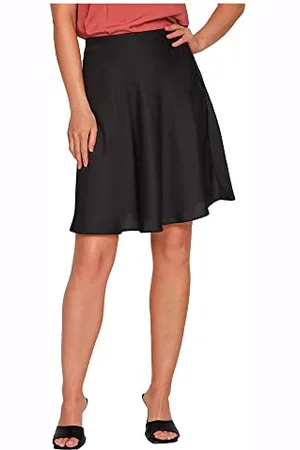 VILA Damen Viellette Hw Short Skirt/Su - Noos Rock, , 40 EU