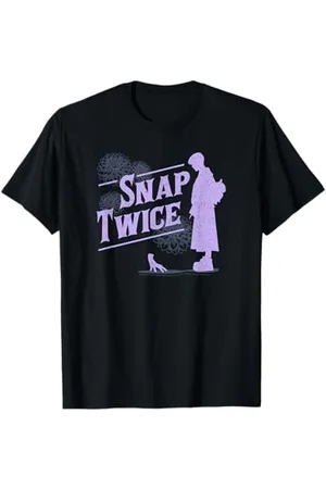 Wednesday Snap Twice Thing & Silhouette Logo T-Shirt