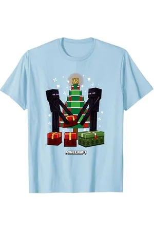 Minecraft Weihnachten Endermen Gift Exchange Xmas Tree T-Shirt