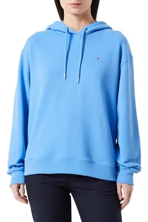 Tommy Hilfiger Damen Hoodie Flag On Chest mit Kapuze, , S