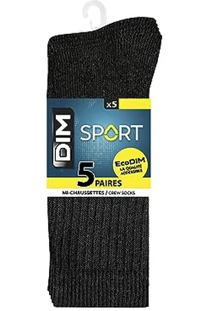 Dim Socken Eco Sport Ideal Herren x5, Black, 39-42
