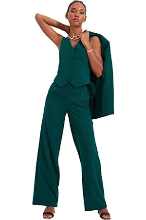 Trendyol Frau Hoher Bund Wide Leg Wide Leg Hose, 34
