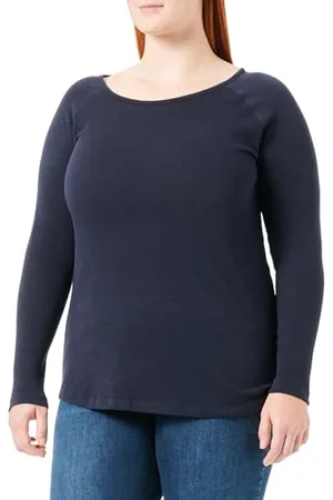 QS by s.Oliver Damen 2137231 T-Shirt Langarm, , 42