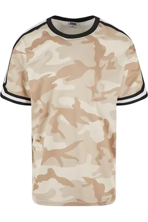 Urban classics Herren T-Shirt Oversized Mesh AOP Tee, lässiges AOP T-Shirt für Männer, Rundhals, , S