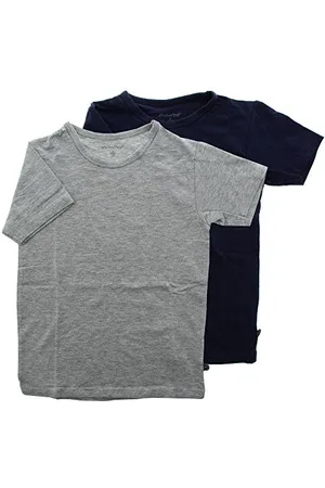 Minymo 2er Pack Baby Jungen T-Shirt, Kurzarm, Alter 18-24 Monate, Größe: 92, Farbe: und Grau, 3932