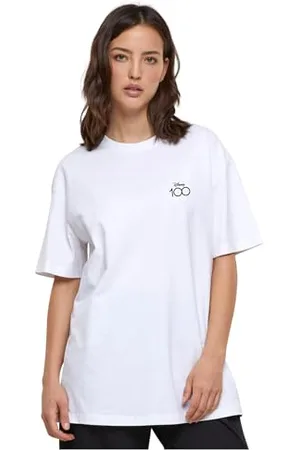 Merchcode Damen T-Shirt Ladies Disney 100 Girl Gang Tee, Regular Fit, Baumwolle 100%, L
