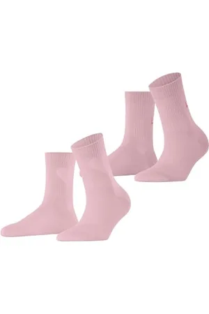 ESPRIT Damen Socken Heart & Love Multipack W Sso Baumwolle gemustert 2 Paar, , 39-42