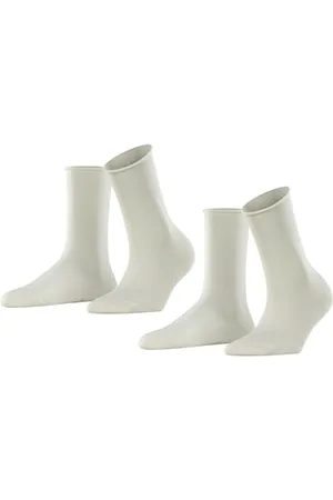 ESPRIT Damen Socken Basic Pure Multipack W So Baumwolle einfarbig 2 Paar, , 35-38
