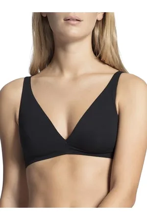 Calida Natural Comfort Soft-BH, triangelform Damen, verstellbare Träger, bügellos, aus hochwertiger Baumwolle