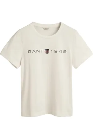 GANT Damen Reg Printed Graphic T-Shirt, , M EU