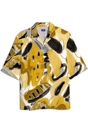 JACK&JONES JUNIOR Jungen JORJEFF Gallery AOP Resort Shirt S JNR Kurzarmhemd, , 164 cm