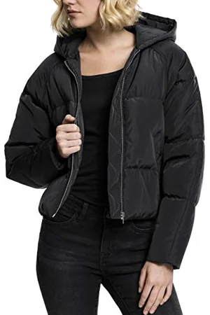 Urban classics Damen TB1758-Ladies Hooded Oversized Puffer Jacket Jacke, , Large
