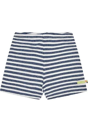loud + proud Short Ringel mit Leinen, aus Bio Baumwolle, GOTS Zertifiziert