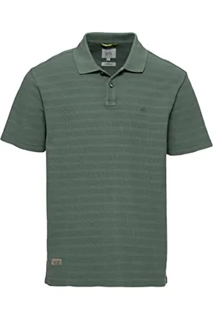 Camel Active Herren Kurzarm Poloshirt im tonalen Streifenmuster Menswear-M