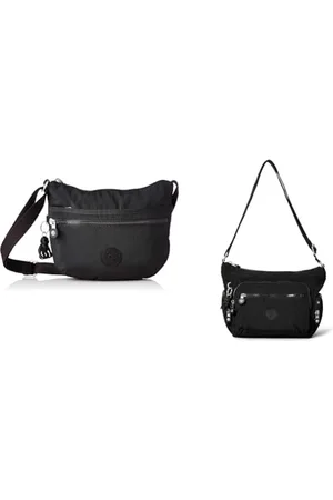 Kipling Damen GABBIE S Borsa a Tracolla, Schwarz (Black Noir), Einheitsgröße Damen Arto Crossbody, Schwarz (Black), 25x21x3 centimeters (B x H T) EU