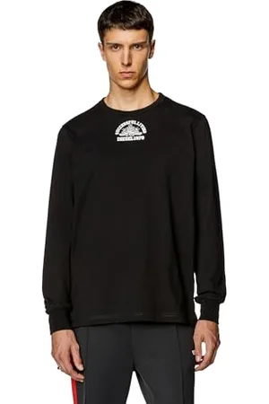 Diesel _T-JUSTIL-LS-N1 Magli_Shirt_Schwarz_3XL