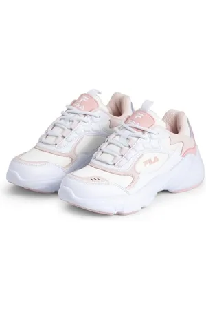 Fila COLLENE CB Teens Sneaker, White-Mauve Chalk, 36 EU