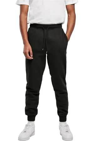 Urban classics Basic Sweatpants, Herren und Jungen Jogginghose, lässige Sporthose im relaxed Cut, (black 7), 50 (Herstellergröße: XL)
