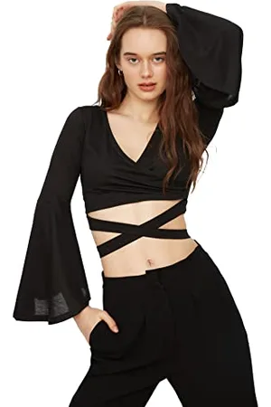 Trendyol Damen Gestrickte Bluse Blouse, , M EU