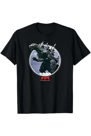 Godzilla T-Shirt für Herren, , Kurzarm, Klassische Passform, Medium (42), Unisex Kinder