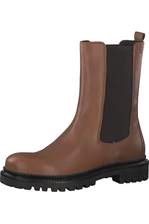 QS by s.Oliver Chelsea-Stiefel 5-5-25400-29 Braun Red Label