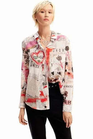 Desigual Damen Cam_Matera Blouse, , L EU