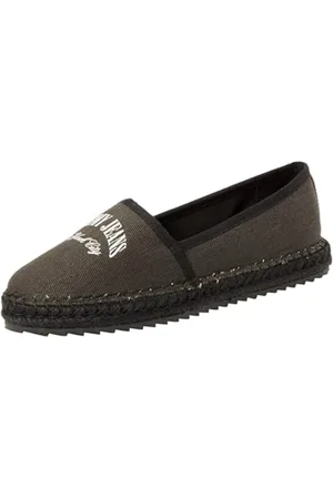 Tommy Hilfiger Damen Espadrilles Stoffschuhe, (Black), 37