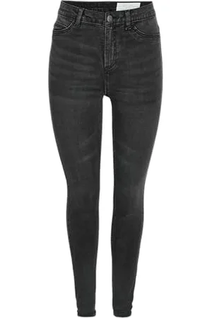 Noisy May Damen Nmcallie Hw Skinny Vi481bl Noos Jeans, , 30W / 32L EU